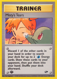 Misty's Tears z edície Gym Challenge, karta č.118