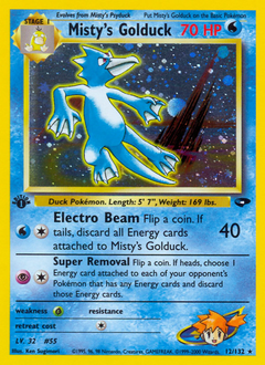 Golduck, ukážková karta