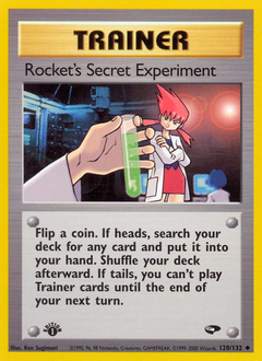 Rocket's Secret Experiment z edície Gym Challenge, karta č.120