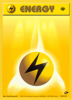 Lightning Energy z edície Gym Challenge, karta č.130