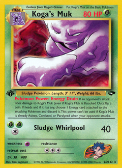 Koga's Muk z edície Gym Challenge, karta č.26