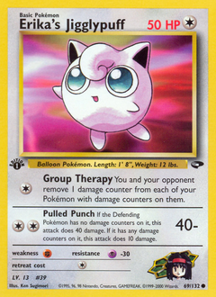 Erika's Jigglypuff z edície Gym Challenge, karta č.69