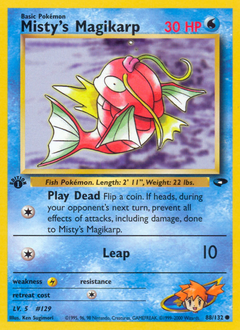 Misty's Magikarp z edície Gym Challenge, karta č.88