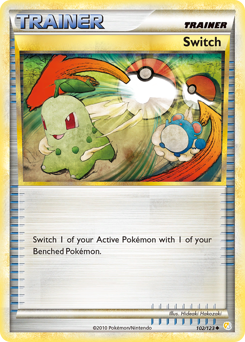 Switch z edície HeartGold & SoulSilver, karta č.102