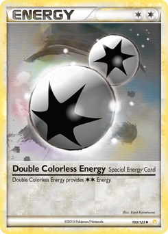 Double Colorless Energy z edície HeartGold & SoulSilver, karta č.103
