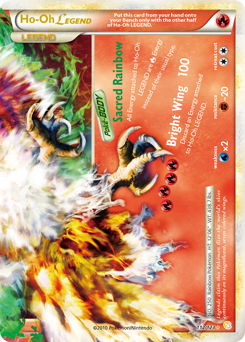 Ho-Oh LEGEND z edície HeartGold & SoulSilver, karta č.112