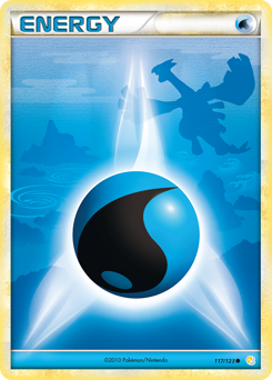 Water Energy z edície HeartGold & SoulSilver, karta č.117