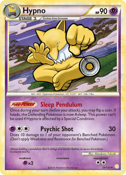 Hypno z edície HeartGold & SoulSilver, karta č.23