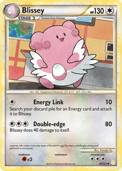 Blissey z edície HeartGold & SoulSilver, karta č.36