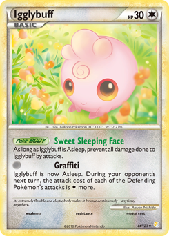 Igglybuff z edície HeartGold & SoulSilver, karta č.44