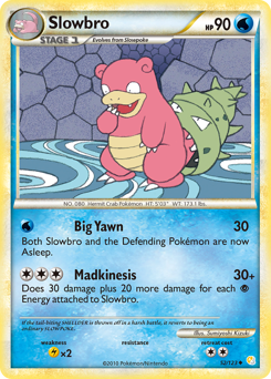 Slowbro z edície HeartGold & SoulSilver, karta č.52