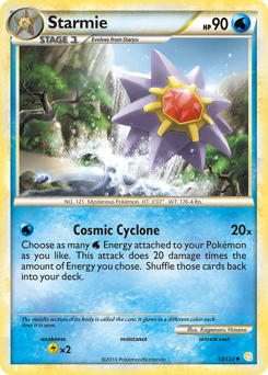 Starmie z edície HeartGold & SoulSilver, karta č.53