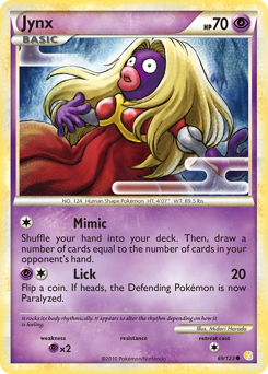Jynx z edície HeartGold & SoulSilver, karta č.69