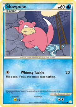 Slowpoke z edície HeartGold & SoulSilver, karta č.81