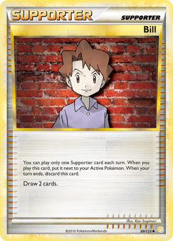 Bill z edície HeartGold & SoulSilver, karta č.89