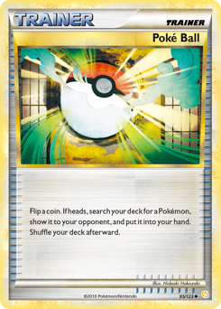 Poké Ball z edície HeartGold & SoulSilver, karta č.95