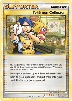 Pokémon Collector z edície HeartGold & SoulSilver, karta č.97