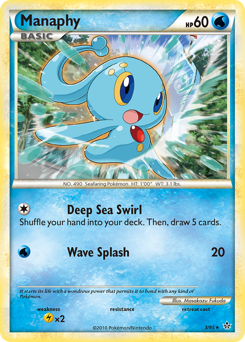 Manaphy z edície HS—Unleashed, karta č.3