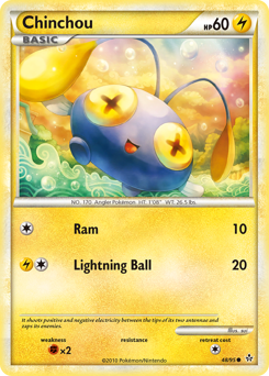 Chinchou z edície HS—Unleashed, karta č.48