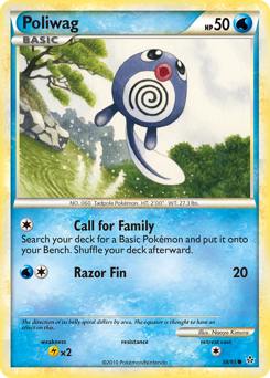 Poliwag z edície HS—Unleashed, karta č.58