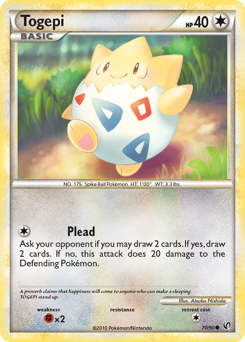 Togepi z edície HS—Undaunted, karta č.70