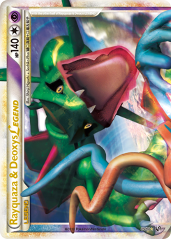 Rayquaza & Deoxys LEGEND z edície HS—Undaunted, karta č.89