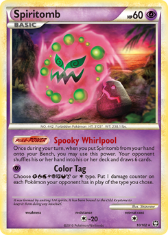 Spiritomb z edície HS—Triumphant, karta č.10