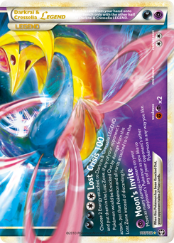 Darkrai & Cresselia LEGEND z edície HS—Triumphant, karta č.100