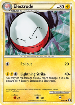 Electrode z edície HS—Triumphant, karta č.34