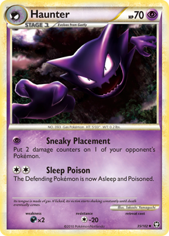 Haunter z edície HS—Triumphant, karta č.35