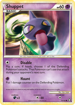 Shuppet z edície HS—Triumphant, karta č.75
