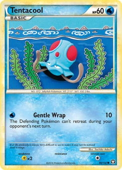 Tentacool z edície HS—Triumphant, karta č.80