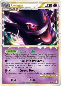 Gengar z edície HS—Triumphant, karta č.94