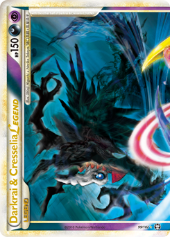Darkrai & Cresselia LEGEND z edície HS—Triumphant, karta č.99
