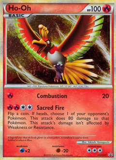 Ho-Oh z edície HGSS Black Star Promos, karta č.HGSS01