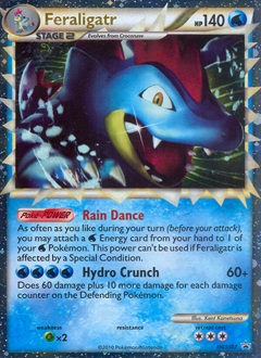 Feraligatr z edície HGSS Black Star Promos, karta č.HGSS07