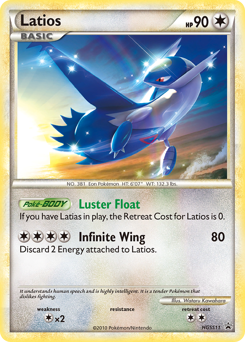Latios z edície HGSS Black Star Promos, karta č.HGSS11