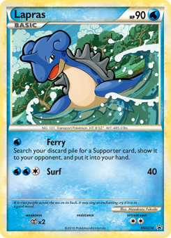 Lapras z edície HGSS Black Star Promos, karta č.HGSS14