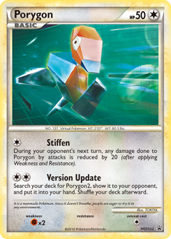 Porygon z edície HGSS Black Star Promos, karta č.HGSS22