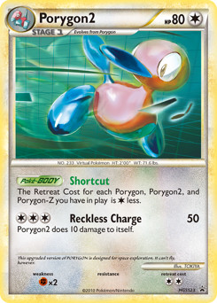 Porygon2 z edície HGSS Black Star Promos, karta č.HGSS23