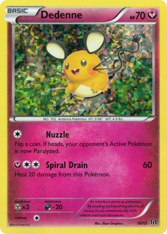 Dedenne z edície McDonald's Collection 2016, karta č.10