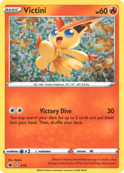 Victini z edície McDonald's Collection 2022, karta č.5