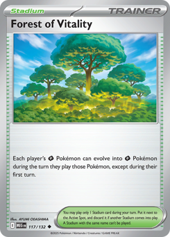 Forest of Vitality z edície Mega Evolution, karta č.117