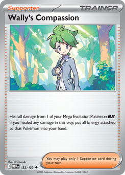 Wally's Compassion z edície Mega Evolution, karta č.132