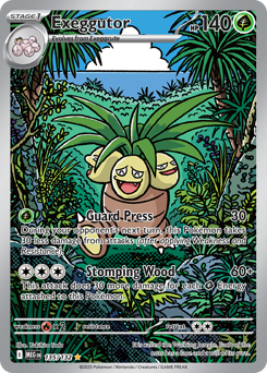 Exeggutor z edície Mega Evolution, karta č.135