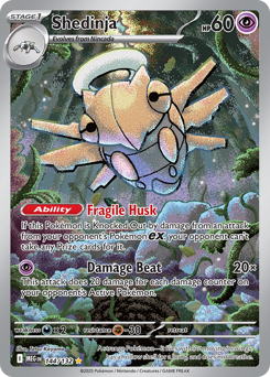 Shedinja z edície Mega Evolution, karta č.144