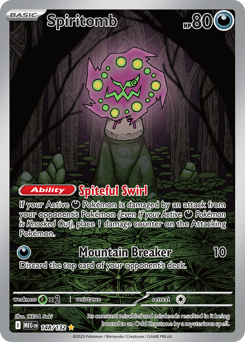 Spiritomb z edície Mega Evolution, karta č.148