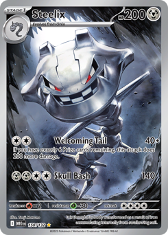 Steelix z edície Mega Evolution, karta č.150