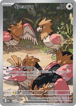 Spearow, ukážková karta