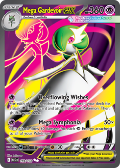 Mega Gardevoir ex z edície Mega Evolution, karta č.159